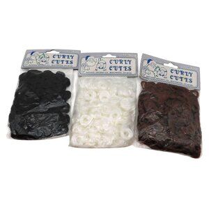 Lot of 3 NOS National Artcraft Co. Curly Cutes Craft Doll Hair Wig Curls Parts